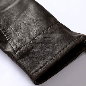 High Quality Casual Stand Collar Breathable Quick Dry Men's <b>Leather</b> <b>Winter</b> <b>Jacket</b> Best Selling - Product Image 6