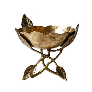 Tazón de Servir de Metal para Cocina de Diseño, Tazón de Acero Inoxidable para Alimentos, Vajilla Contemporánea para Mesa de Comedor, Plato para Servir Ensaladas y Frutas - Product Image 6