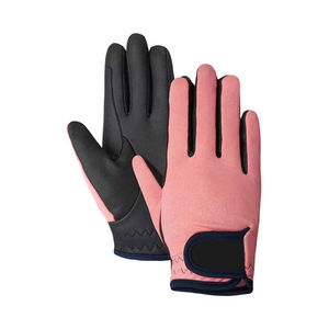Gants d'équitation unisexes en cuir marron respirant à mouvement libre, adaptés à toutes les saisons, avec impression de logo personnalisée 2026 - Product Image 2