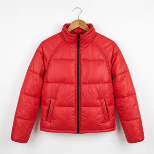 <b>Women</b>’s Puffer <b>Jacket</b> with Zipper Closure and Functional Pockets Red Customized Stylish Quilted Bubble <b>Jacket</b> Warm <b>Lightweight</b> - Product Image 6