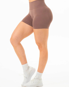Shorts Deportivos Ligeros para Mujer de Alta Calidad, Sin Costuras, de Secado Rápido, Transpirables, de Spandex/Poliéster, Cintura Alta - Product Image 2
