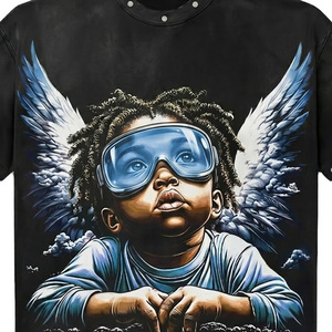 Camiseta Glory personalizada de estilo vintage con estampado DTG, 100% algodón, tela suave, con pedrería, mangas cortas, para uso unisex. - Product Image 4