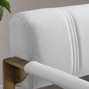 Divano Moderno a 2 Posti da 147 cm, Ideale per Spazi Piccoli, Arredo per Soggiorno, Rivestimento in Ecopelle Sintetica - Product Image 3