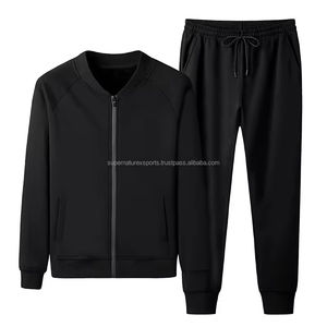 Haute qualité 100% coton sur mesure hommes survêtement meilleure vente Premium vêtements de sports d'hiver en gros conception d'été - Product Image 2