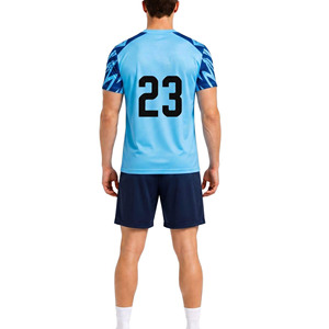 New Custom Men's Volleyball Jersey Short Sleeve 100% Polyester Moisture Wicking Sublimated Print Team Uniforms <b>Athletic</b> Fit - Product Image 2