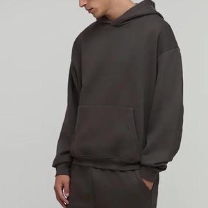 Conjunto Deportivo Holgado Personalizado para Hombres y Niños, de Algodón de Alta Calidad, con Sudadera con Cremallera y Pantalones Acampanados - Product Image 1