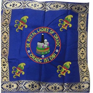 Tissu en denim tissé à motif floral africain bleu pour robe, costume et tenue de soirée pour femme - Product Image 5