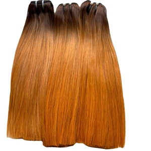 Extensions de cheveux humains de couleur orange cheveux bruts vietnamiens de qualité supérieure vente en gros directe d'usine - Product Image 2