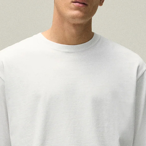 Wholesale Men T Shirts High Quality Cotton Blend Plain Solid Color Custom Printed Apparel Bulk Supply Trendy Fit For Summer 2026 - Product Image 2