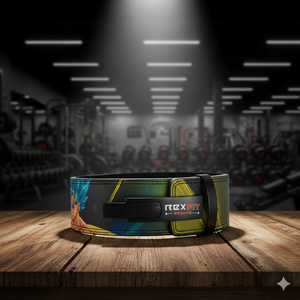 Cinturón de levantamiento de pesas de cuero Rexfit Sports Gym, soporte lumbar para entrenamiento de fuerza durante el gimnasio y entrenamiento de fuerza. - Product Image 2