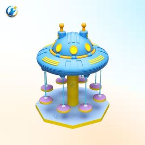 Carrusel de Estilo Geométrico Moderno Inspirado en la Arquitectura, Equilibrio Simétrico, Núcleo de Acero Reforzado, Equipo de Juegos para Parques Infantiles - Product Image 2