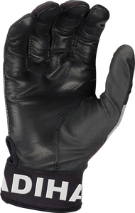 Guantes de Béisbol de Cuero de Alta Calidad, Antideslizantes, con Soporte Flexible para las Manos, Protección Acolchada, Cuero Genuino Negro - Product Image 2