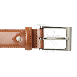 Cinturón de Cuero Vacuno de Color Personalizado para Hombre, Estilo Casual, Hebilla de Acero, Servicio OEM, Alta Calidad, Ecológico e Impermeable - Product Image 2