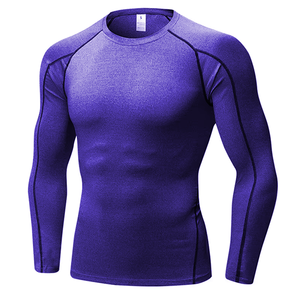 Vente en gros de chemises de compression à manches courtes, protection contre les éruptions cutanées, UPF50, évacuation de l'humidité, respirantes, antibactériennes, en polyester/nylon, design MMA - Product Image 2