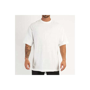 Wholesale Men's <b>Oversize</b> <b>T</b> <b>Shirt</b> Plus Size <b>Plain</b> Customized Logo High Quality <b>T</b>-<b>Shirt</b> for Mens - Product Image 4