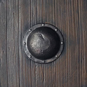 Bouclier Viking Traditionnel en Bois, Design Nordique Fait Main, Idéal pour Costume Historique et Décoration Intérieure - Product Image 4