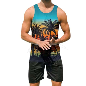 HASH INTERNATIONAL HI-7055 Débardeur décontracté de haute qualité en tricot sans couture par sublimation pour homme, 100 % coton respirant - Product Image 3