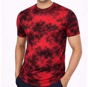 Camiseta de Manga Corta para Hombre, de Alta Calidad, con Logotipo Personalizado, Tie Dye, Cuello Redondo, Secado Rápido, con Diseño Personalizado - Product Image 1