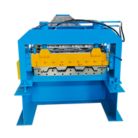 Bondeking 750 Tipo PLC Panel de cubierta de acero controlado Máquina formadora de rollos para industrias de materiales de construcción
