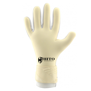 Gants de gardien de but de football professionnels blancs pour jeunes et adultes, nouveau design avec latex et protection des doigts, confortables - Product Image 3