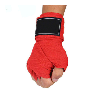 Bandages de boxe personnalisés avec logo et bandages de protection en coton pour entraînement de kickboxing, Muay Thai, MMA et autres sports, toutes couleurs - Product Image 1