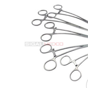 Pinzas Cardiovasculares, Juego de 5 Piezas, Punta de Mandíbula Atraumática, Instrumento Quirúrgico Aórtico, Pinza de Acero Inoxidable, Manual, Certificado CE, Duradero - Product Image 2