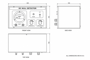 Détecteur de courant continu (CC) – Instrument de laboratoire – Dispositif de mesure électronique haute sensibilité - Product Image 4