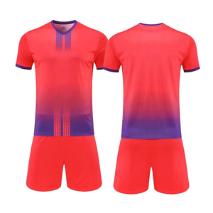 Uniforme de Fútbol Personalizado para Hombre, Conjunto de Camiseta y Pantalones Cortos de Fútbol Transpirables, de Secado Rápido y Resistentes al Viento, Cintura Elástica, Impresión por Sublimación para Equipo - Product Image 2