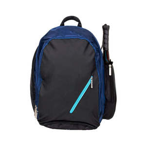 Bolsa para Raquetas de Tenis 30-40L, Nailon Resistente al Agua, Cierre de Cremallera, Mochila Deportiva, Diseño Negro y Azul, Multicolor, Personalizable, para Exteriores - Product Image 5