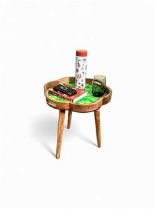 Table Basse en Bois de Mangue en Promotion, Tables Basses Gigognes Solides et Intelligentes, Table Basse Rustique Moderne pour Salon - Product Image 5