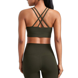 Ensemble de yoga deux pièces pour femmes, leggings respirants, haut court, vêtements de sport pour la salle de sport, l'entraînement et le fitness - Product Image 2