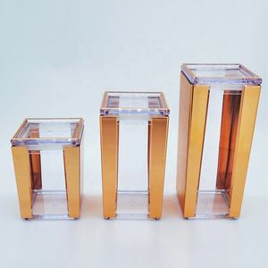 Pot à bonbons carré en plastique acrylique - Product Image 2