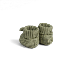 Wholesale High Quality Baby Socks 100% Cotton Eco-Friendly Casual Style Knitted Customized Color Standard Winter <b>Booties</b> 0-3M - Product Image 2