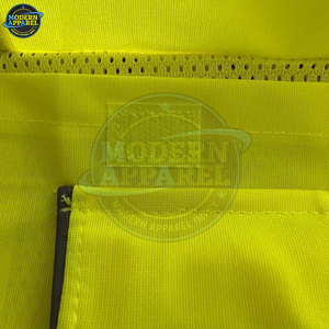 Chaleco de seguridad reflectante de alta calidad para trabajadores, chaleco de seguridad transpirable de alta visibilidad con color personalizado, chaleco de trabajo de seguridad. - Product Image 6