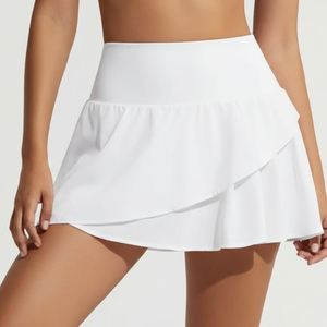 Best Stylish Breathable Tennis Skirt Comfortable Wear for Women's Workouts Anti-Static Polyester Anti-UV Moisture Front/Waist - Product Image 1