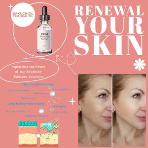 Suero Hidratante con Bakuchiol para un Rostro Radiante y Suave - Fórmula Herbal Antienvejecimiento y Antiarrugas, Libre de Crueldad Animal, para Todo Tipo de Piel - Product Image 4