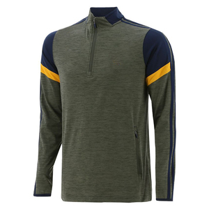 Club Half Zip Tops Training Wear <b>Jacket</b> <b>Jersey</b> Polyester Half Zip <b>Jacket</b> With Customized logo Material Half Zip Training Top - Product Image 3