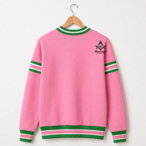 Nueva Llegada HMR, Camisetas de Algodón de Alta Calidad con Cuello Redondo y Manga Larga, Bordado de la Hermandad Alpha Kappa, Sudadera con Diseño de Collage - Product Image 1
