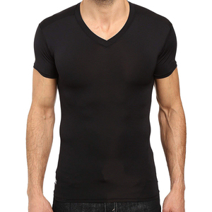 <b>Top</b> Best Selling Lightweight Spandex T Shirt Wholesale Customized Logo Printed Spandex T Shirt with Good Quality Material - Product Image 3