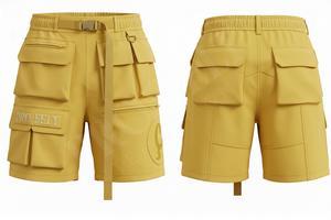 Pantalones Cortos Resistentes Personalizados de Talla Grande, Lona Lisa 100% Algodón, Ecológicos, de Secado Rápido, Transpirables, Ligeros, 240g, con Múltiples Bolsillos - Product Image 2