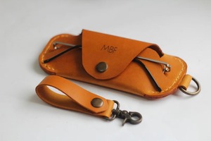 New Genuine Leather Glasses Cover Luxury Eyewear <b>Case</b> Full Grain Leather <b>Sunglasses</b> Pouch Bulk Wholesale Manufacturer LGC-0157 - Product Image 5