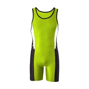 Nouvelle Arrivée Maillot de Lutte Homme en Spandex à Motif Uni, Taille Personnalisée, Respirant, pour Tenue d'Équipe, Sublimation - Product Image 3