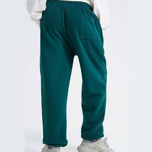 Pantalon de survêtement uni personnalisé en gros, pantalon de jogging vierge pour homme en coton - Product Image 4