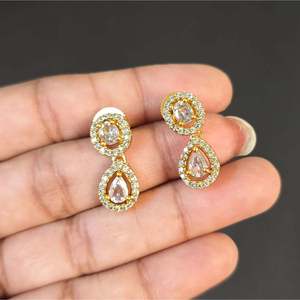18K Gold Plated Butterfly <b>Pearl</b> <b>Necklace</b> <b>Set</b>-Trendy Designer Fashion Jewelry for Wedding - Product Image 2