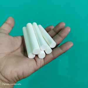 กระดูกควายแท้สีขาวขนาด 85 มม. ขัดเงาอย่างดี วัสดุงานฝีมือและเครื่องประดับคุณภาพพรีเมียม ราคาถูก - Product Image 1