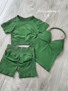 Ensemble de sport 3 pièces pour femme à séchage rapide, respirant et uni, comprenant un legging, une veste de compression et un soutien-gorge de sport, idéal pour le yoga et la gym - Product Image 3