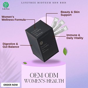 ODM Sachets de suppléments à base de plantes pour femmes enzymes digestives collagène beauté équilibre hormonal soutien intestinal mélange botanique santé - Product Image 3