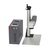 Máquina de Marcado Láser de Fibra Portátil de 30W para Grabado Eficiente de Metales, Piezas Automotrices, Herramientas y Componentes Industriales