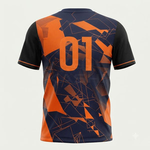 เสื้อฟุตบอลผู้ชายสั่งทำได้ตามต้องการ ขายตรงจากโรงงาน พร้อมปักชื่อและหมายเลข สำหรับสโมสร โรงเรียน การแข่งขัน และการฝึกซ้อม - Product Image 2