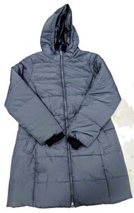 Chaqueta de invierno de alta calidad para mujer con diseño de plumas de pato, chaqueta acolchada teñida de poliéster liso - Product Image 5